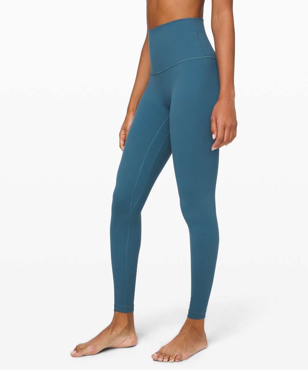 Lululemon Align Super-High Rise Pants Womens Size 4 Blue Pull On Activewear